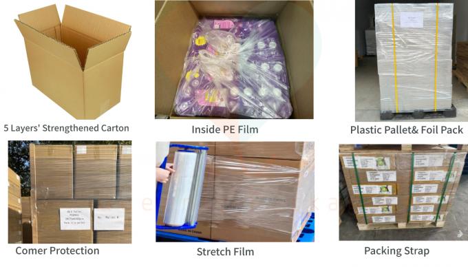 Flat Bottom Χυμός Packaging Pouch Εθιμοized Odorless Leakproof 10