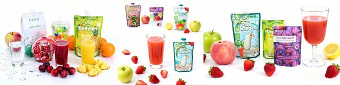 250ml Blueberry Spout Pouch Packaging Food Grade Grape Χυμός Pouches 0