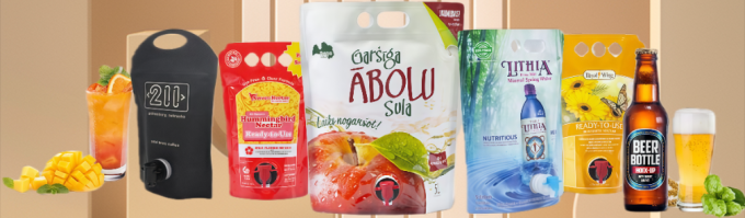 Εθιμο Liquid Drink Pouches 1L 3L 4L 5L 10L 20L Liquid Pouch Packaging 0